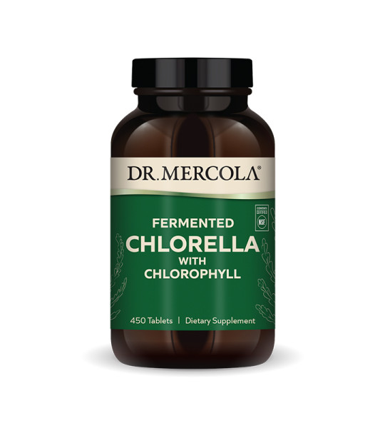 Dr. Mercola Fermented Chlorella with Chlorophyll (450 табл)