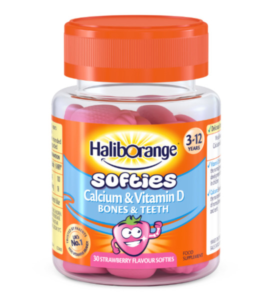 HalibOrange Softies Calcium & Vitamin D (30 жув цук)