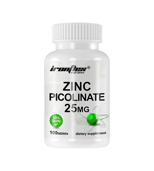 IronFlex Zinc Picolinate 25 mg (100 табл)