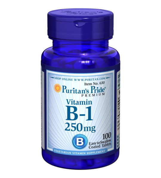 Puritan's Pride Vitamin B-1 250 mg (100 табл)