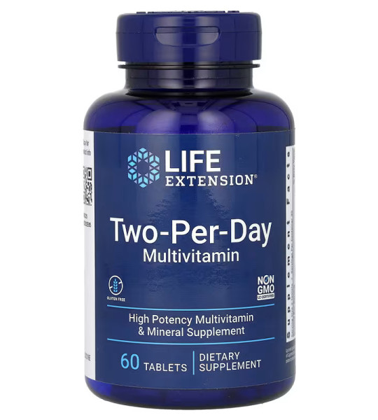 Life Extension Two-Per-Day Multivitamin Tablets (60 табл)