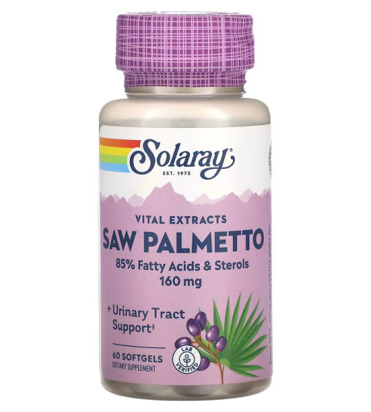 Solaray Saw Palmetto 160 mg Softgels (60 капс)