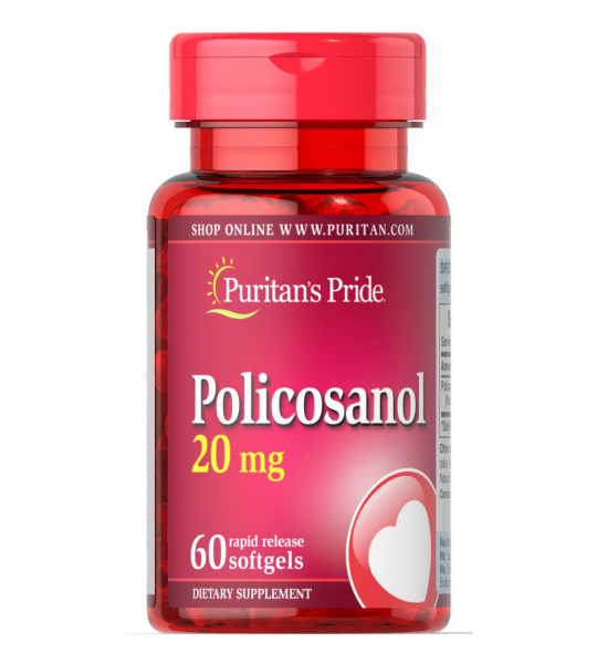 Puritan's Pride Policosanol 20 мг 60 капс