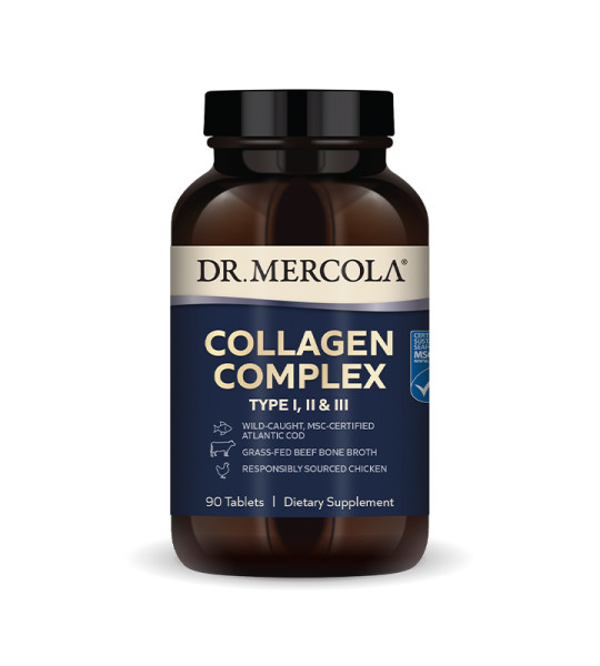 Dr. Mercola Collagen Complex Type I, II & III (90 табл)