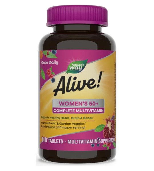 Nature's Way Alive! Women's 50+ Complete Multivitamin (110 табл)