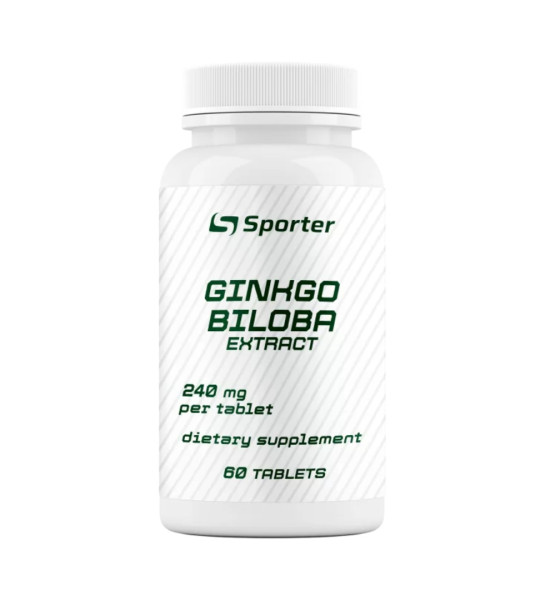 Sporter Ginkgo Biloba 240 mg (60 табл)