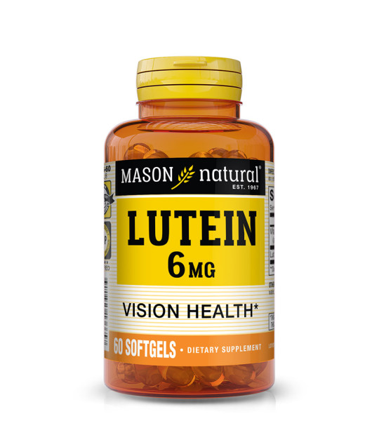 Mason Natural Lutein 6 mg Softgels (60 капс)