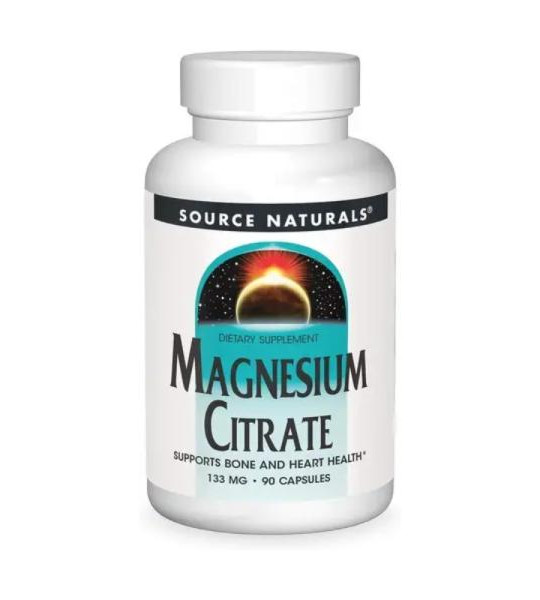 Source Naturals Magnesium Citrate 133 мг 90 капс