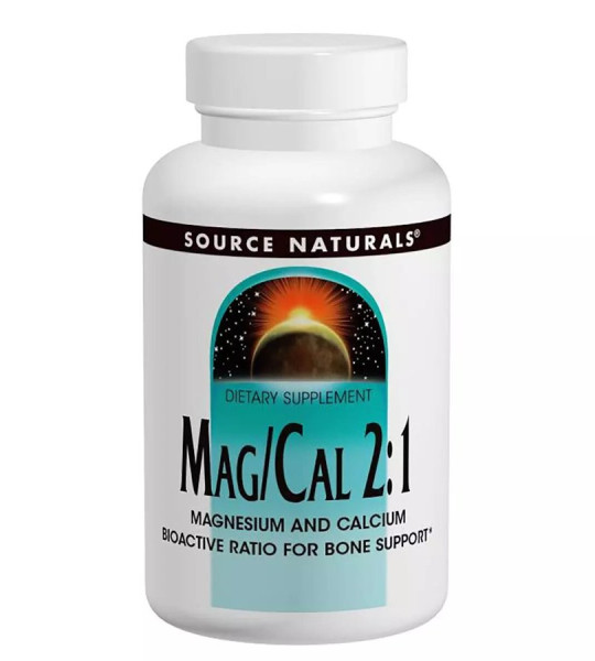 Source Naturals Magnesium & Calcium 2:1 90 капс