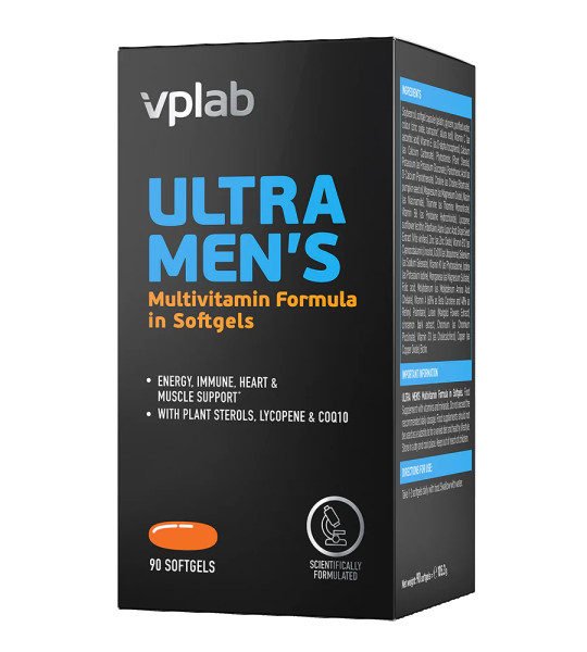 VPLab Ultra Men's Multivitamin Formula Softgels (90 капс)