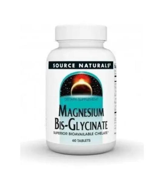 Source Naturals Magnesium Bis-Glycinate 60 табл