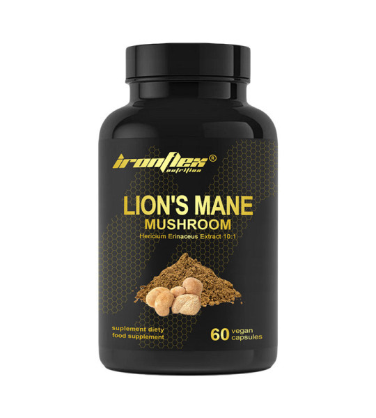 IronFlex Lion's Mane Mushroom 500 mg Veg Caps (60 капс)