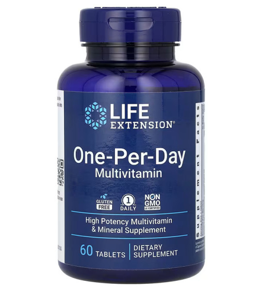 Life Extension One-Per-Day Multivitamin Tablets (60 табл)