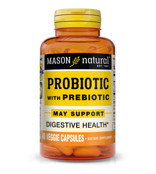 Mason Natural Probiotic with Prebiotic 1 Billion CFU Veg Caps (40 капс)