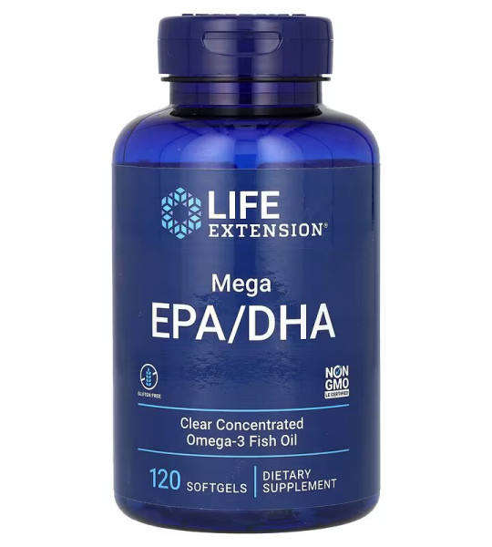 Life Extension Mega EPA/DHA Softgels (120 капс)