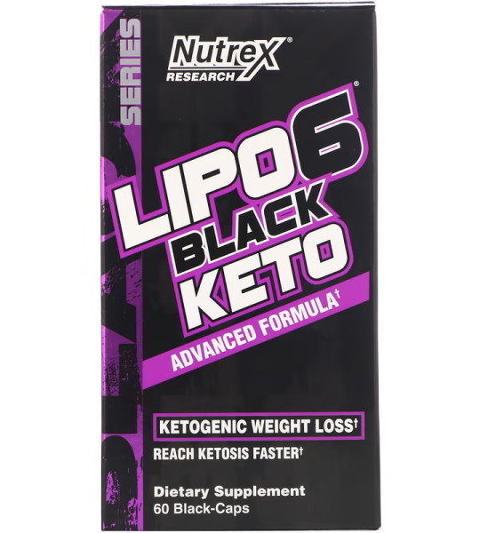 Nutrex Lipo 6 Black Keto Advanced Formula (60 капс)