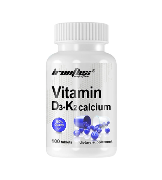 IronFlex Vitamin D3 + K2 Calcium (100 табл)