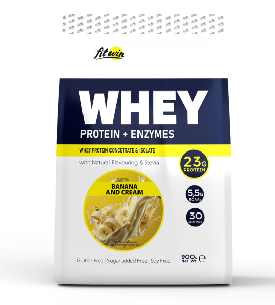 FitWin Whey Protein + Enzymes (900 грам)