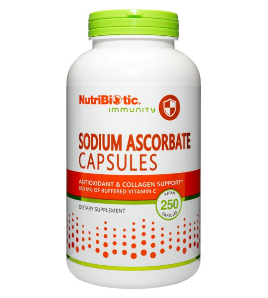 NutriBiotic Sodium Ascorbate Capsules (250 капс)