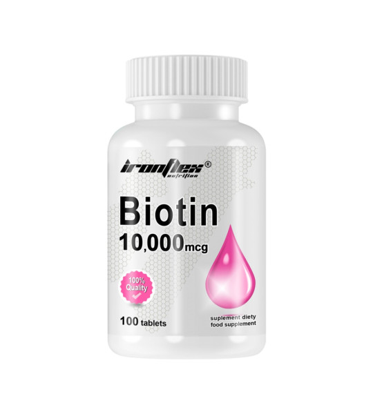 IronFlex Biotin 10 000 mcg (100 табл)