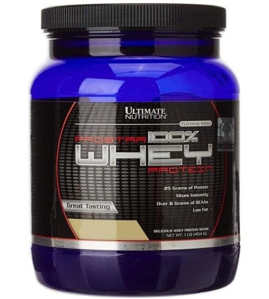 Ultimate Nutrition Prostar 100% Whey Protein (454 грам)