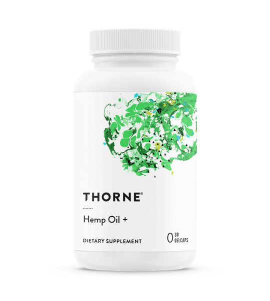 Thorne Hemp Oil + 990 mg Gel Caps (30 капс)