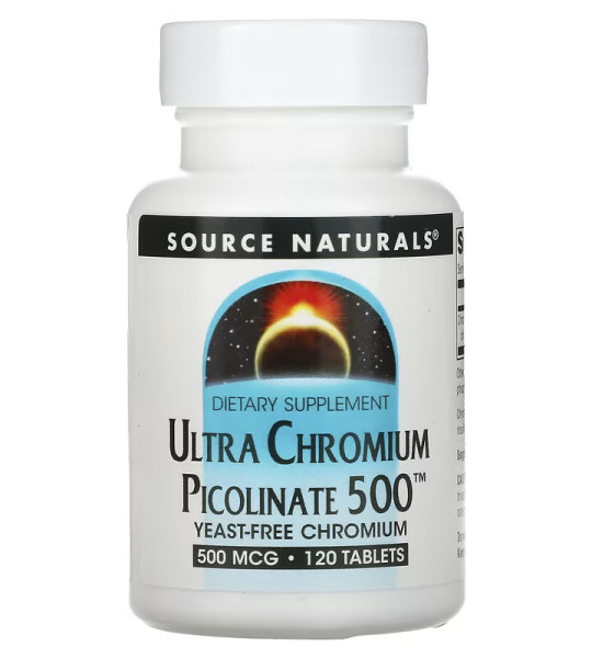 Source Naturals Ultra Chromium Picolinate 500 mcg (120 табл)