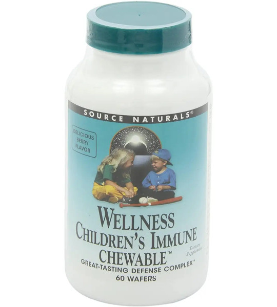 Source Naturals Wellness Children's Immune Chewable (60 жув табл)