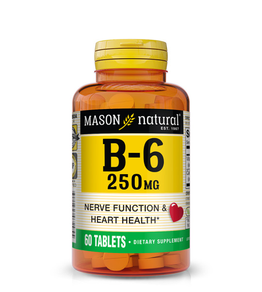 Mason Natural Vitamin B6 250 mg (60 табл)