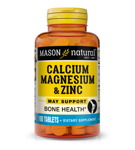 Mason Natural Calcium Magnesium & Zinc (100 табл)