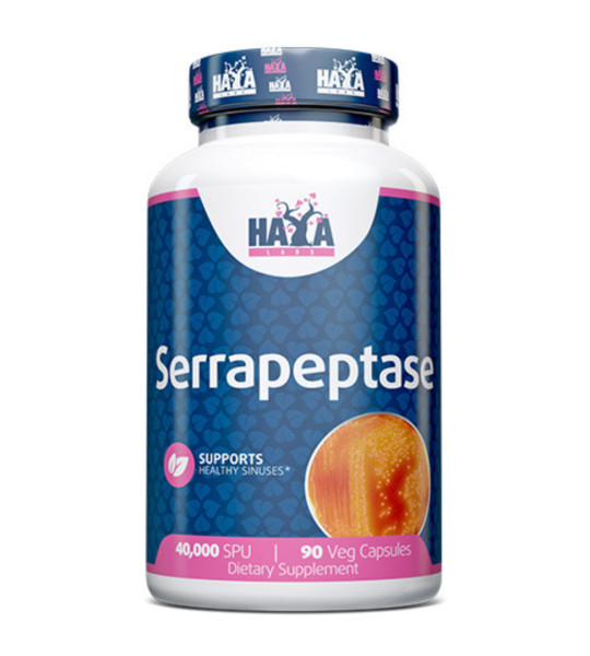 HaYa Labs Serrapeptase 40,000 SPU Veg Caps (90 капс)