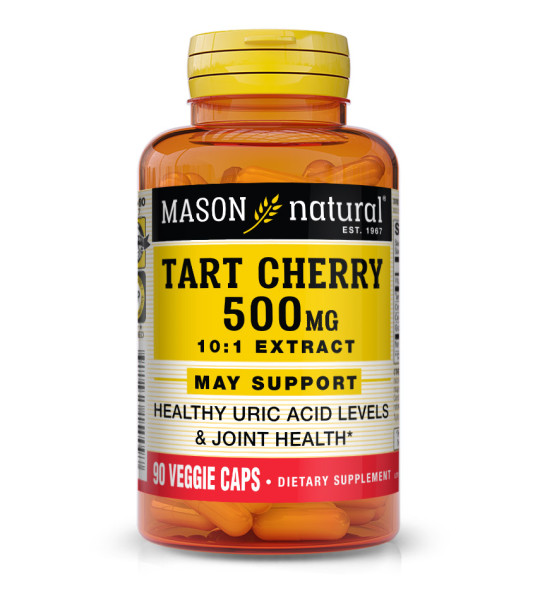 Mason Natural Tart Cherry 500 mg 10:1 Extract Veg Caps (90 капс)