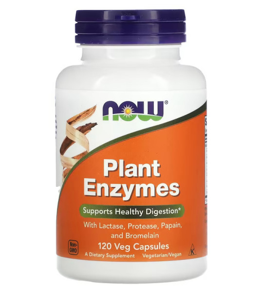 NOW Plant Enzymes Veg Caps (120 капс)