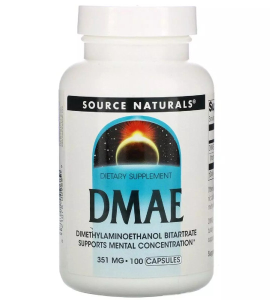 Source Naturals DMAE 351 mg (100 капс)