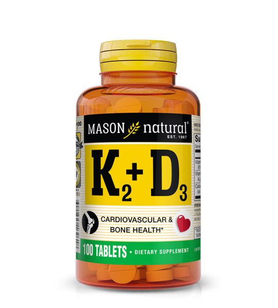 Mason Natural K2 + D3 (100 табл)