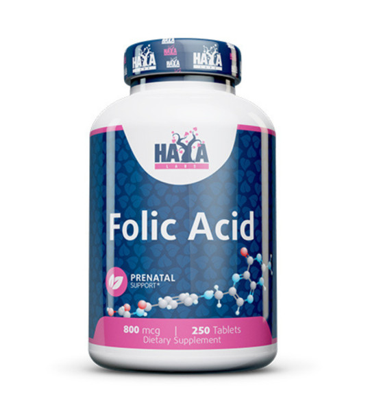 HaYa Labs Folic Acid 800 mcg (250 табл)