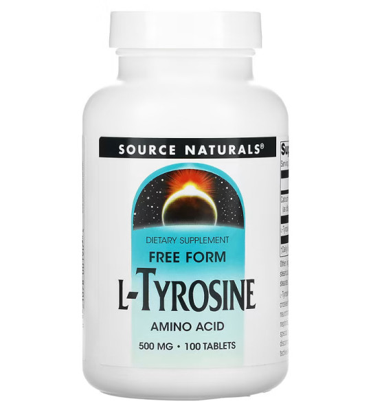 Source Naturals L-Tyrosine 500 mg (100 табл)