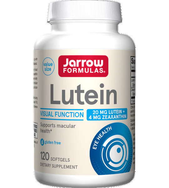 Jarrow Formulas Lutein 20 mg + Zeaxanthin 4 mg Softgels (120 капс)