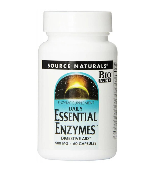 Source Naturals Essential Enzymes 500 mg (60 капс)