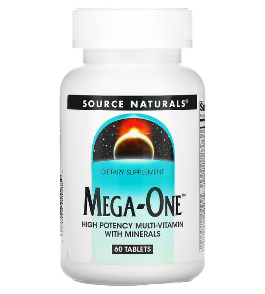 Source Naturals Mega-One Multi-vitamin with Minerals (60 табл)