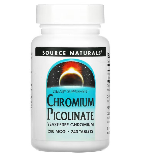 Source Naturals Chromium Picolinate 200 mcg (240 табл)