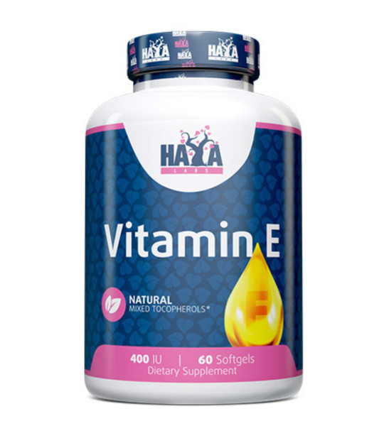 HaYa Labs Vitamin E 400 IU Softgels (60 капс)