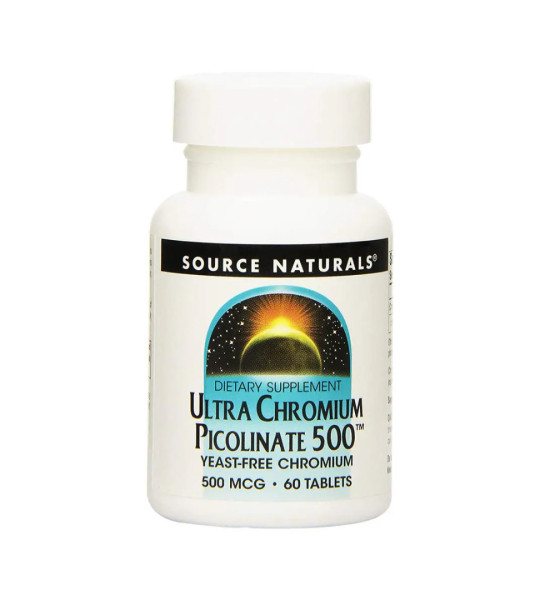 Source Naturals Ultra Chromium Picolinate 500 mcg (60 табл)