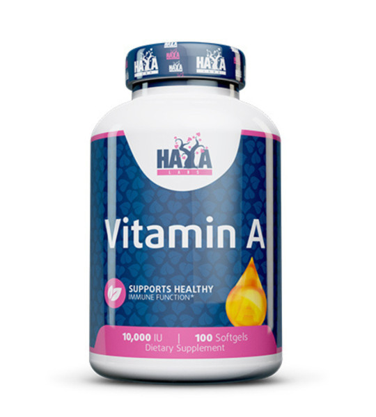 HaYa Labs Vitamin A 10,000 IU Softgels (100 капс)