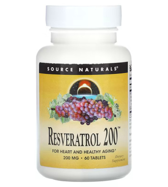 Source Naturals Resveratrol 200 mg (60 табл)