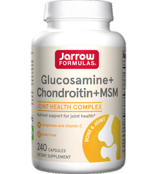 Jarrow Formulas Glucosamine + Chondroitin + MSM (240 капс)