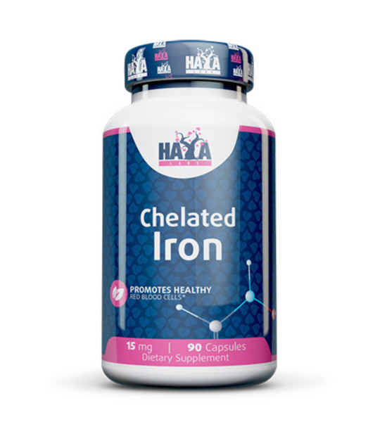 HaYa Labs Chelated Iron 15 mg (90 капс)