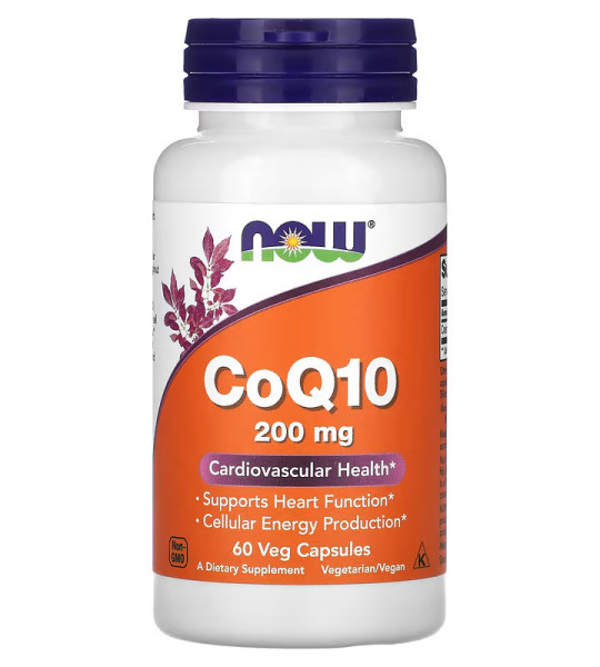 NOW CoQ10 200 mg Veg Caps (60 капс)