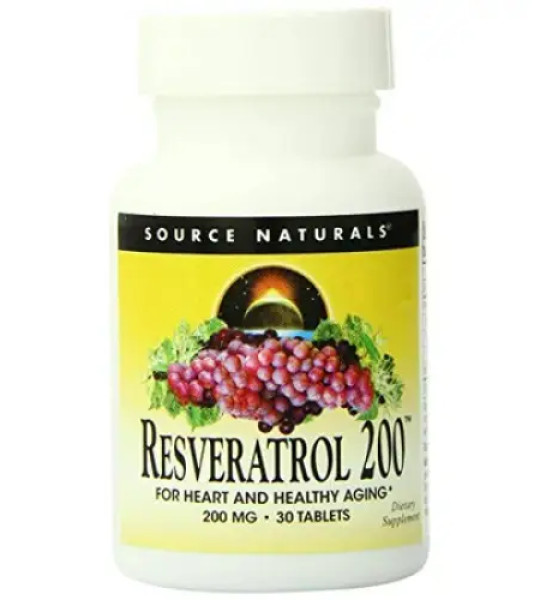 Source Naturals Resveratrol 200 mg (30 табл)