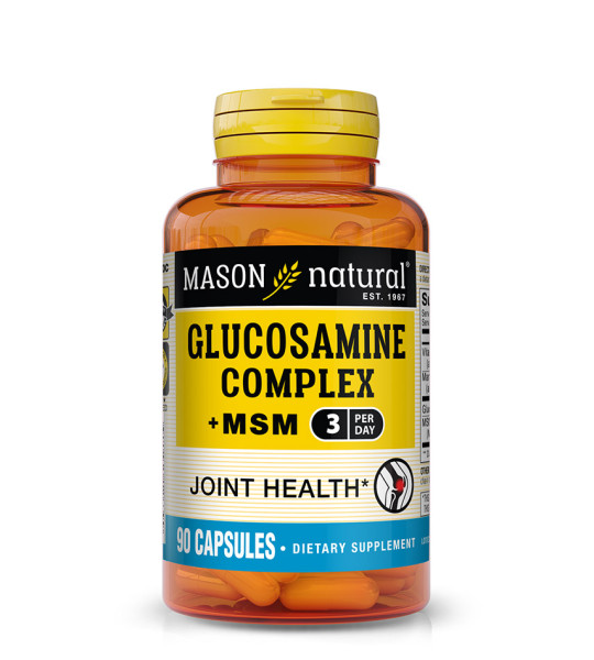 Mason Natural Glucosamine Complex + MSM (90 капс)